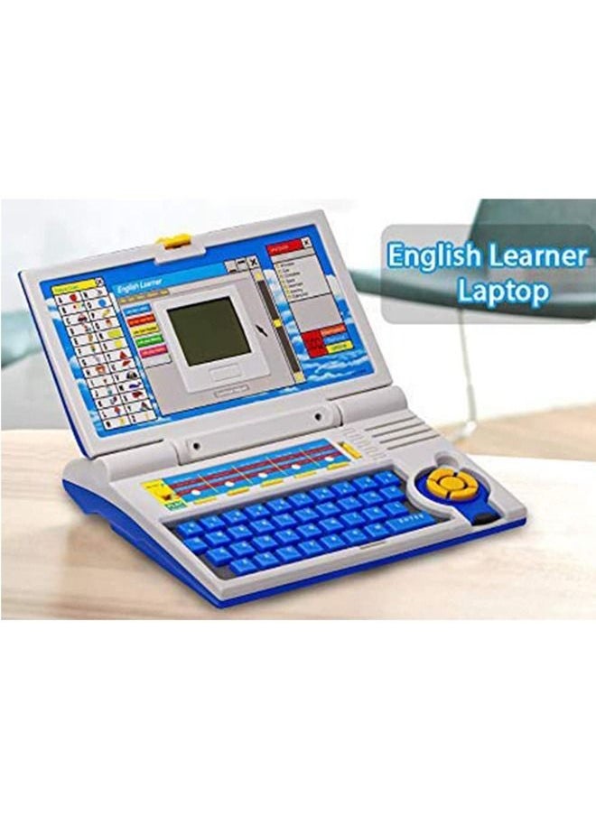 Kids Laptop Computer Toy with Mouse, English Learner  Early Educational,Fun Learning Machine, Learn Letter, Words, Games, Mathematics, Music, Logic, Memory Tool