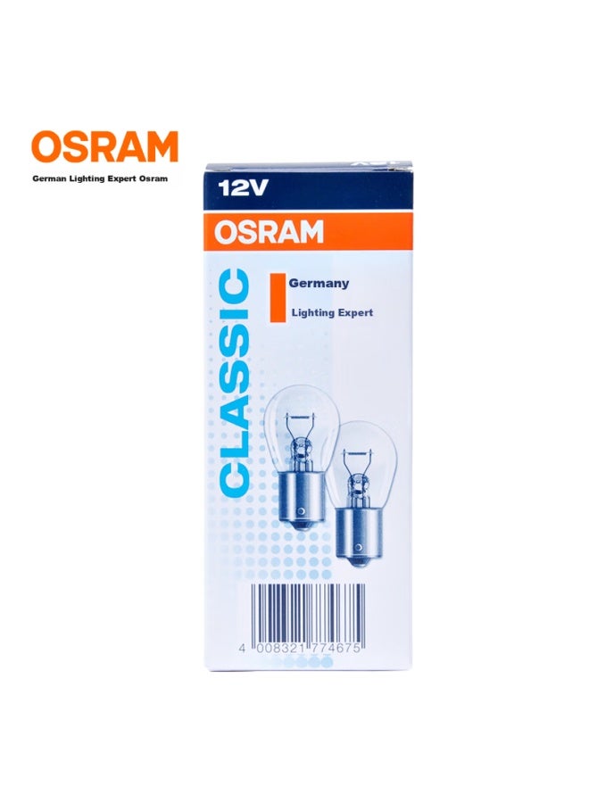 Osram Turn Signal Light/brake Light Light/signal Light/indication Light, Flat Angle Lamp Filament P21w, Pack Of 10 - Image 1
