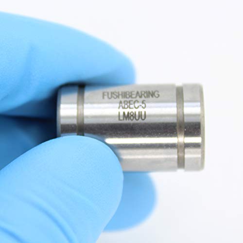 FUSHIBEARING 3D Printer CNC Parts Linear Bearings Set for JGAurora A5/A5S/A1/A3S LM08UU Bearing Pack of 4PCS (LM8UU(8x15x24)) - Image 5