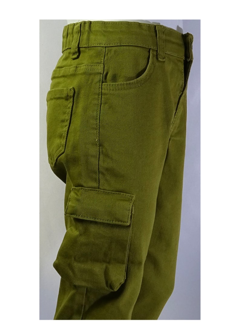 SHELTER - Turkish-made "Boys' jeans with button waistband and multiple pockets from the Shelter 2384 collection." - Image 1
