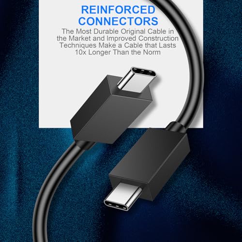 KOOWOD PS5 Controller Charger – 2 Pack 5FT OEM Original 3A Fast Charging Cable USB C to USB C Data Cord Wire Accessories for Playstation 5 DualSense, Xbox Series S X Core, Elite Series 2, Switch Controller - Image 3