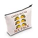 LEVLO Funny Burrito Taco Cosmetic Make Up Bag Taco Lover Gift Check Out My Six Pack Taco Makeup Zipper Pouch Bag For - Image 2