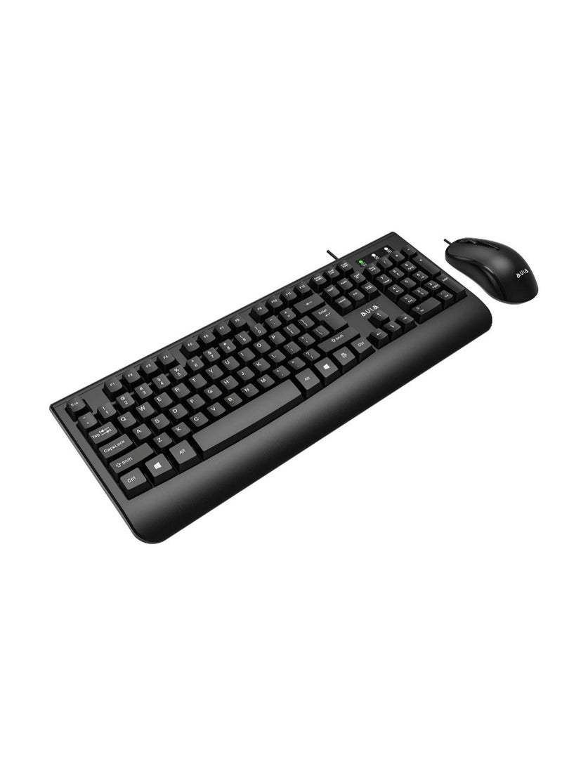 AULA AC102 Wired keyboard and mouse combo - Image 1