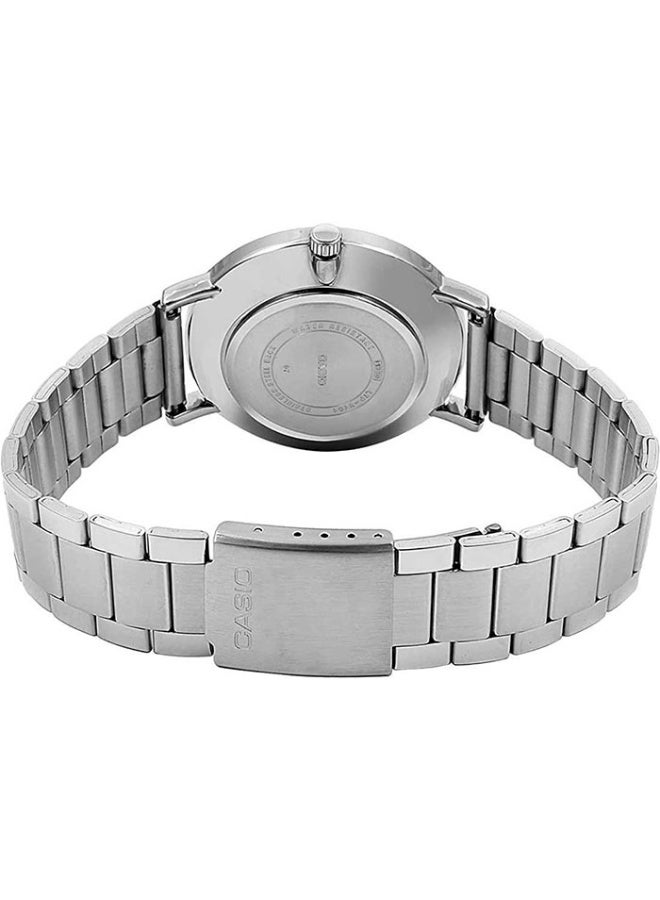 Casio LTP-VT01D-2B Women’s Stainless Steel Analog Watch – Blue Minimal Dial - Image 4