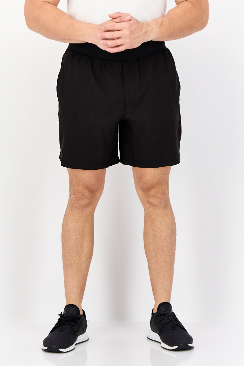 Mister Men 7 Inseam Sportswear Fit Training Shorts, Black - Image 1