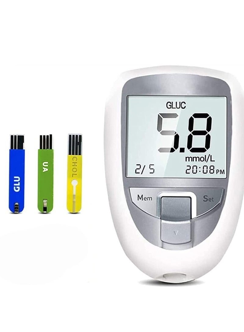 WELLİON LUNA Trio 3x1 Glucometer glucose, cholesterol and uric acid - Image 3