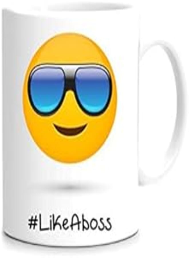 FMstyles Emojis Printed Mug, Like A boss