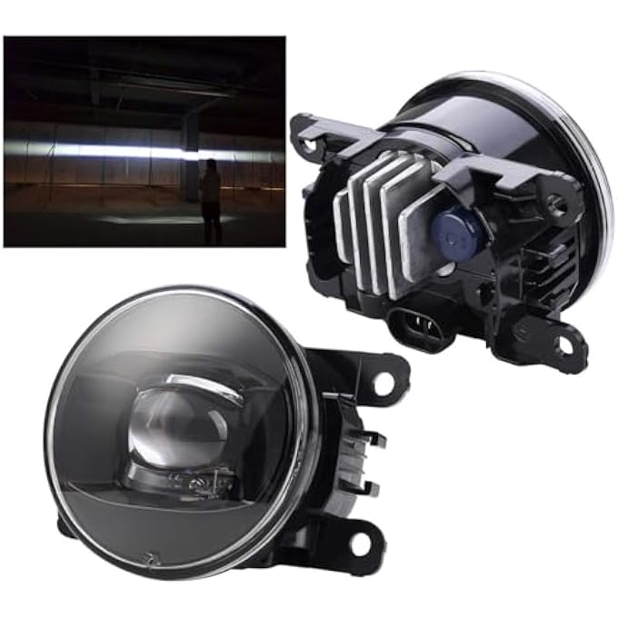 rayihni New Generation Led Fog Light Assembly Retrofit Upgraded For Subaru Nissan Xterra Frontier Pathfinder Leaf Titan Subaru Xv Crosstrek Forester Outback Wrx Sti Brz Legacy 20052020 - Image 1