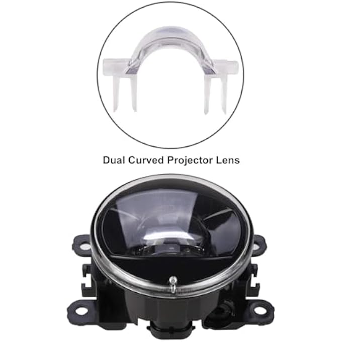 rayihni New Generation Led Fog Light Assembly Retrofit Upgraded For Subaru Nissan Xterra Frontier Pathfinder Leaf Titan Subaru Xv Crosstrek Forester Outback Wrx Sti Brz Legacy 20052020 - Image 4