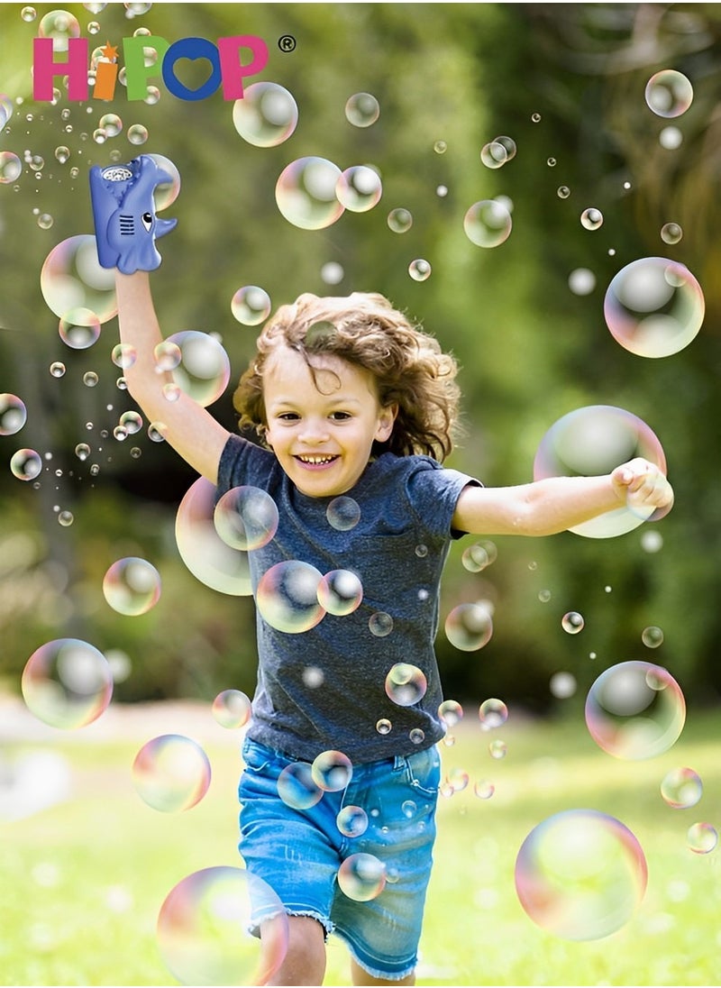 HIPOP Dinosaur Bubble Maker Two Pack, Bubble Machine With Manual, Outdoor Toys, Blue And Pink, Dinosaur Toys Gifts for Boys And Girls  - Image 3