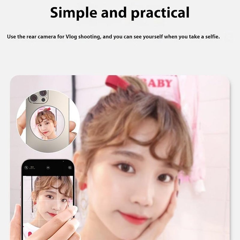 Color A Selfie Reflector For Back Camera Smartphone Case Vlog Photography - Image 2