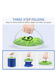 Excefore Collapsible Camping Fishing Bucket, Portable Folding Bucket, 11L (2.9 Gallons) Durable Pop Up Water Bucket, with Net and Rope, for Car Washing, Fishing,Boating or Other Outdoor Activities  - Image 2