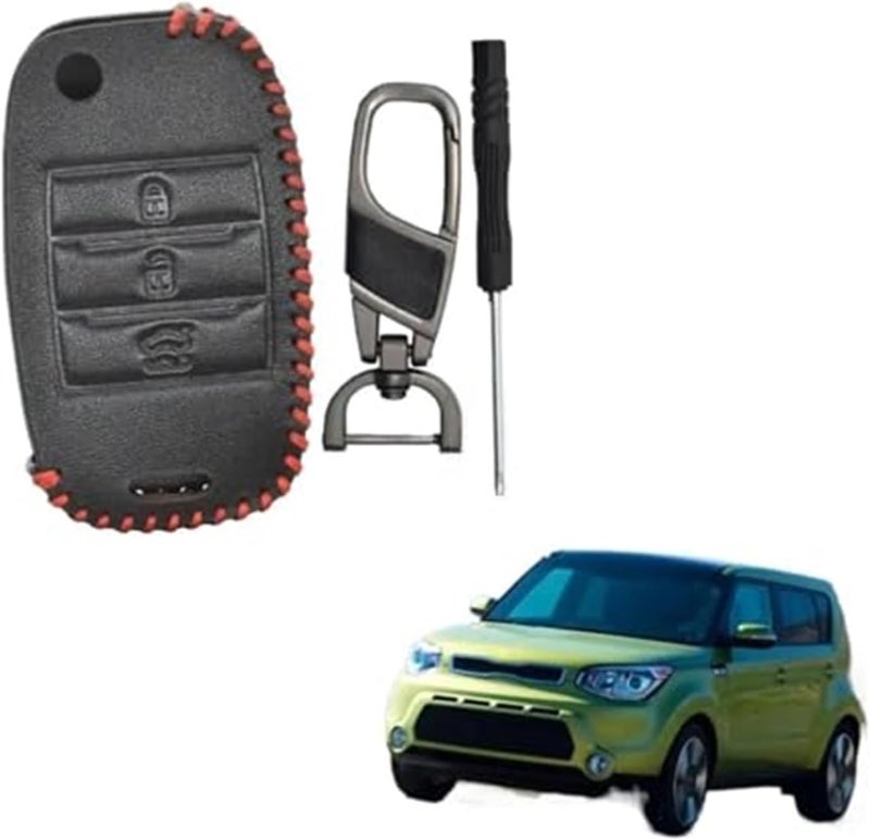 Wivplex 3 Buttons Car Key Fob Cover for Kia - Image 2