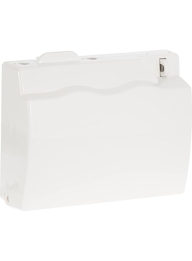 Schneider Electric Schneider Electric Full-Time Weatherproof Twin Gang Socket Cover (White) IP55  - Image 1