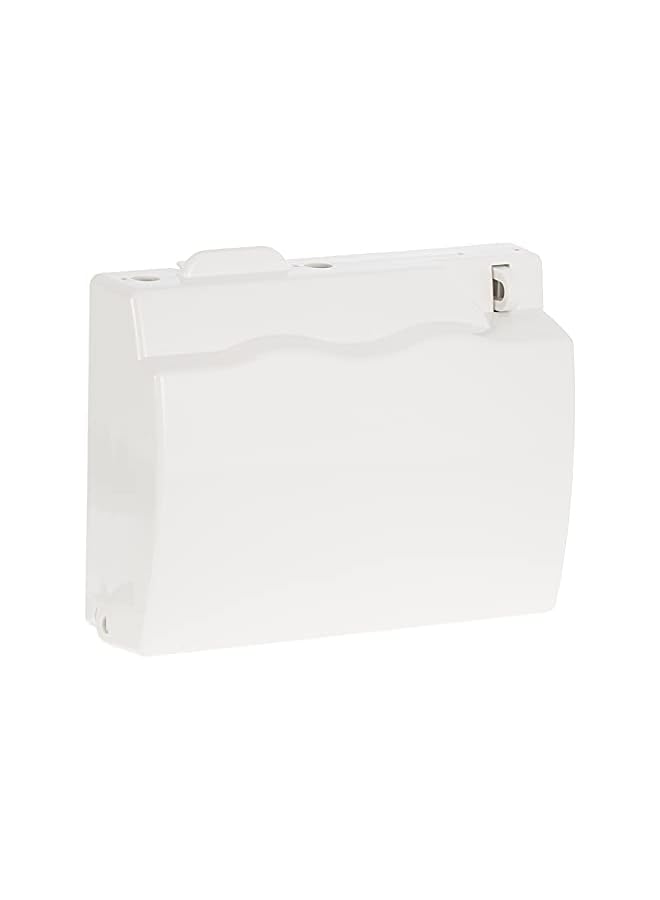 Schneider Electric Schneider Electric Full-Time Weatherproof Twin Gang Socket Cover (White) IP55  - Image 2
