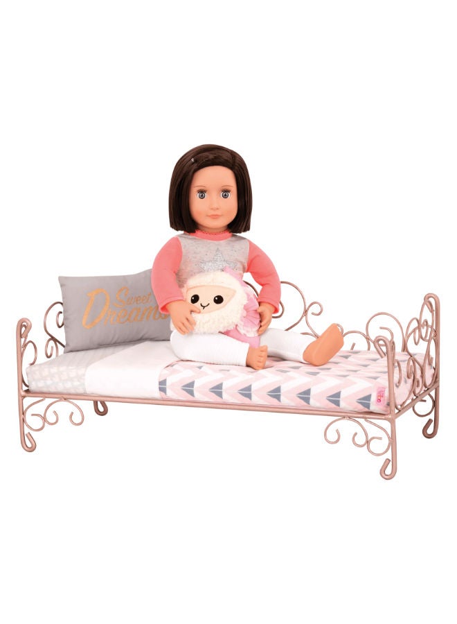 أور جنريشن سرير مزخرف للدمى مقاس 18 بوصة