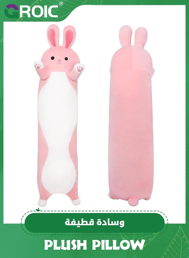 GROIC 75Cm Long Rabbit Plush Pillow, Bunny Stuffed Animal, Long Squishy Pillow, Sleeping Hugging Pillows, Giant Cony Body Pillow, Beloved Gifts,Stuffed Animal Toy  - Image 1