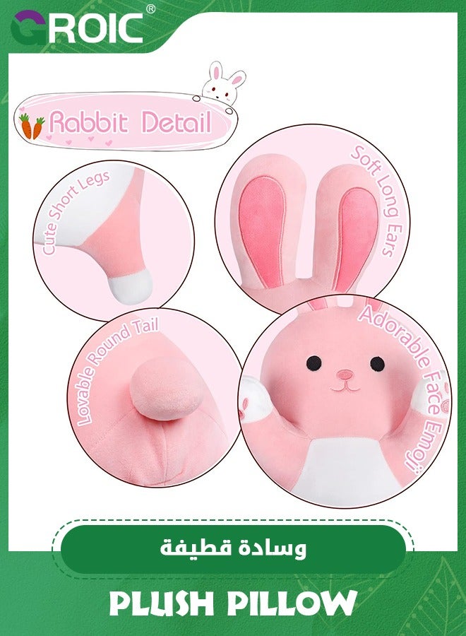 GROIC 75Cm Long Rabbit Plush Pillow, Bunny Stuffed Animal, Long Squishy Pillow, Sleeping Hugging Pillows, Giant Cony Body Pillow, Beloved Gifts,Stuffed Animal Toy  - Image 3