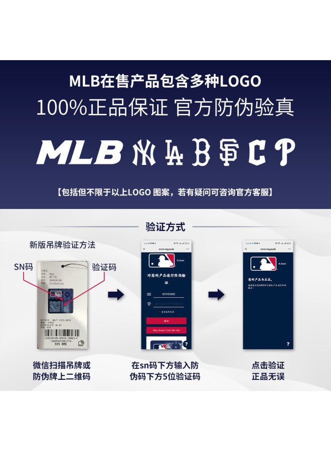 MLB Men'S And Women'S Couple College Style Letter Logo Hooded Sweater Pullover Spring Autumn Kpv01 - Image 4