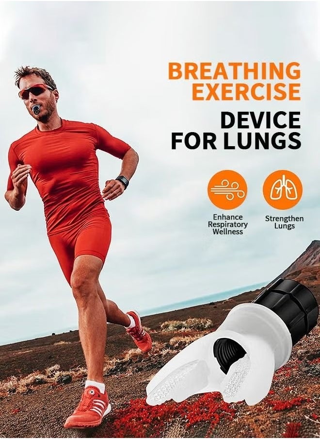 Generic - Lung Exerciser Expander Device，Breathing Exercise Device for Lungs,silica gel Deep Breathing Exercise Trainer, Increase Lung Capacity, Improve Sleep - Image 1