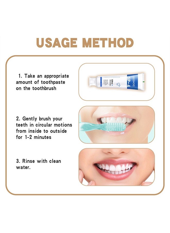 EELHOE Probiotic Whitening Toothpaste - Protects Oral Health, Cleans Teeth, Freshens Breath, and Supports Gum Care  - Image 4