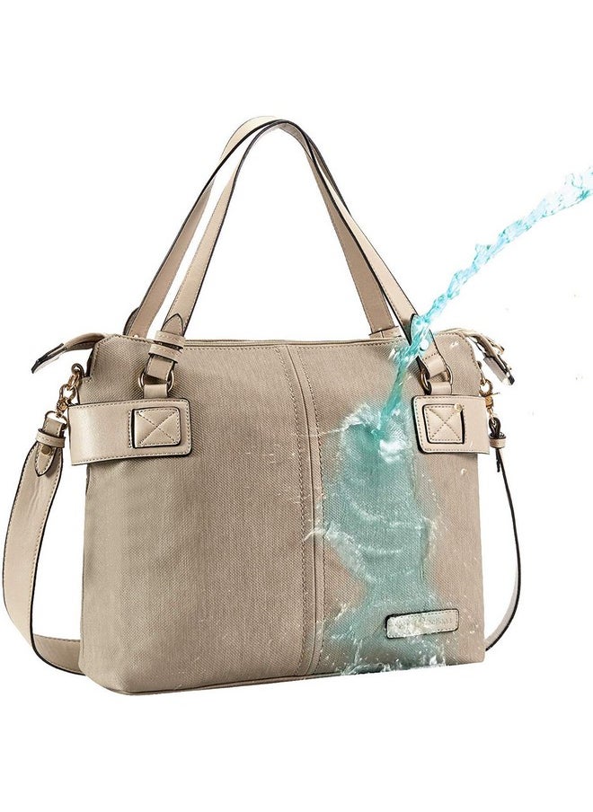 SoHo Designs Soho Lansing Vegan Leather Diaper Bag 4Pc Purse  - Image 4