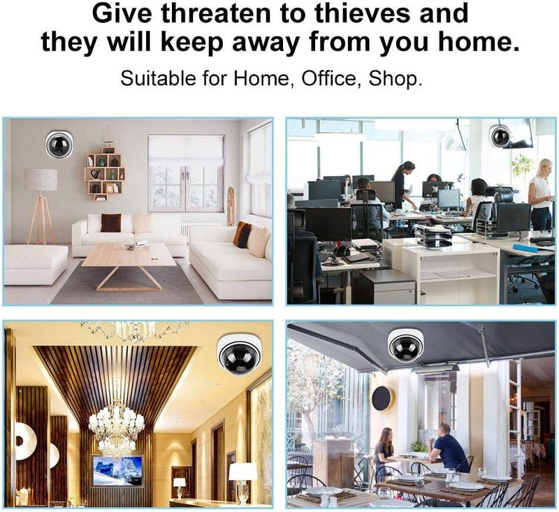 كلاراكو كاميرا كلاركو عالية المحاكاة للقبة، كاميرا لاسلكية للأمن المنزلي، كاميرا وهمية نصف كروية، كاميرا مراقبة داخلية وخارجية وهمية - Image 3