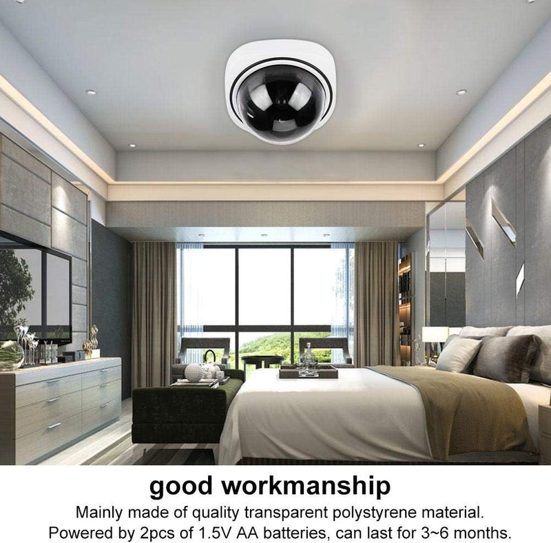 كلاراكو كاميرا كلاركو عالية المحاكاة للقبة، كاميرا لاسلكية للأمن المنزلي، كاميرا وهمية نصف كروية، كاميرا مراقبة داخلية وخارجية وهمية - Image 4