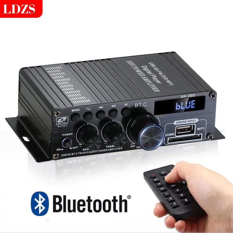 New High-Power Bluetooth Car Home 12V Power Amplifier E-Commerce Products - Image 2