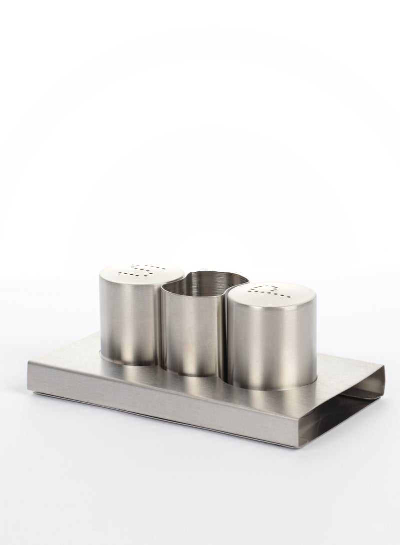 هوم فيو طقم ملاحة أنيق مقاوم للصدأ وعالي الجودة مع حامل – لمسة مثالية لتنظيم وتقديم التوابل باحترافية - Image 2