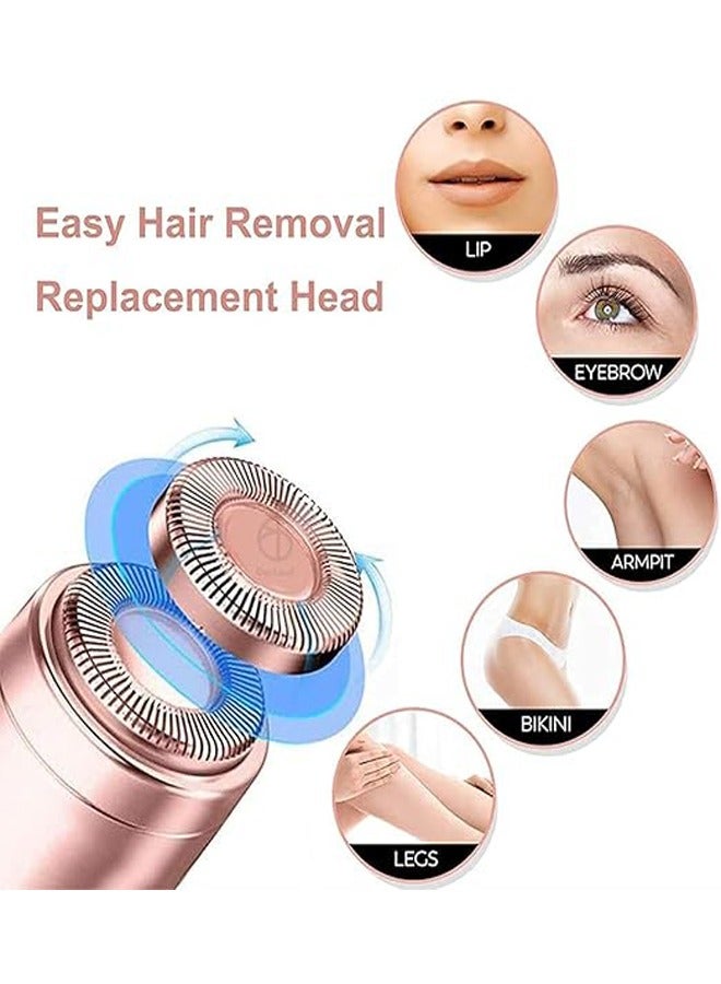 لو.بيبي.في  إزالة الشعر للنساء، محمولة، قابلة لإعادة الشحن مزيل الشعر غير المؤلم للوجه، الشفاه العليا، الذقن، فزاز الخوخ  - Image 3