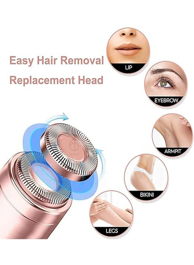 LO.BABY.VE Hair Removal for Women, Portable Lady Shaver, Rechargeable Painless Hair Remover for Face, Upper Lips, Chin, Peach Fuzz  - Image 2
