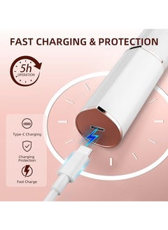 LO.BABY.VE Hair Removal for Women, Portable Lady Shaver, Rechargeable Painless Hair Remover for Face, Upper Lips, Chin, Peach Fuzz  - Image 3