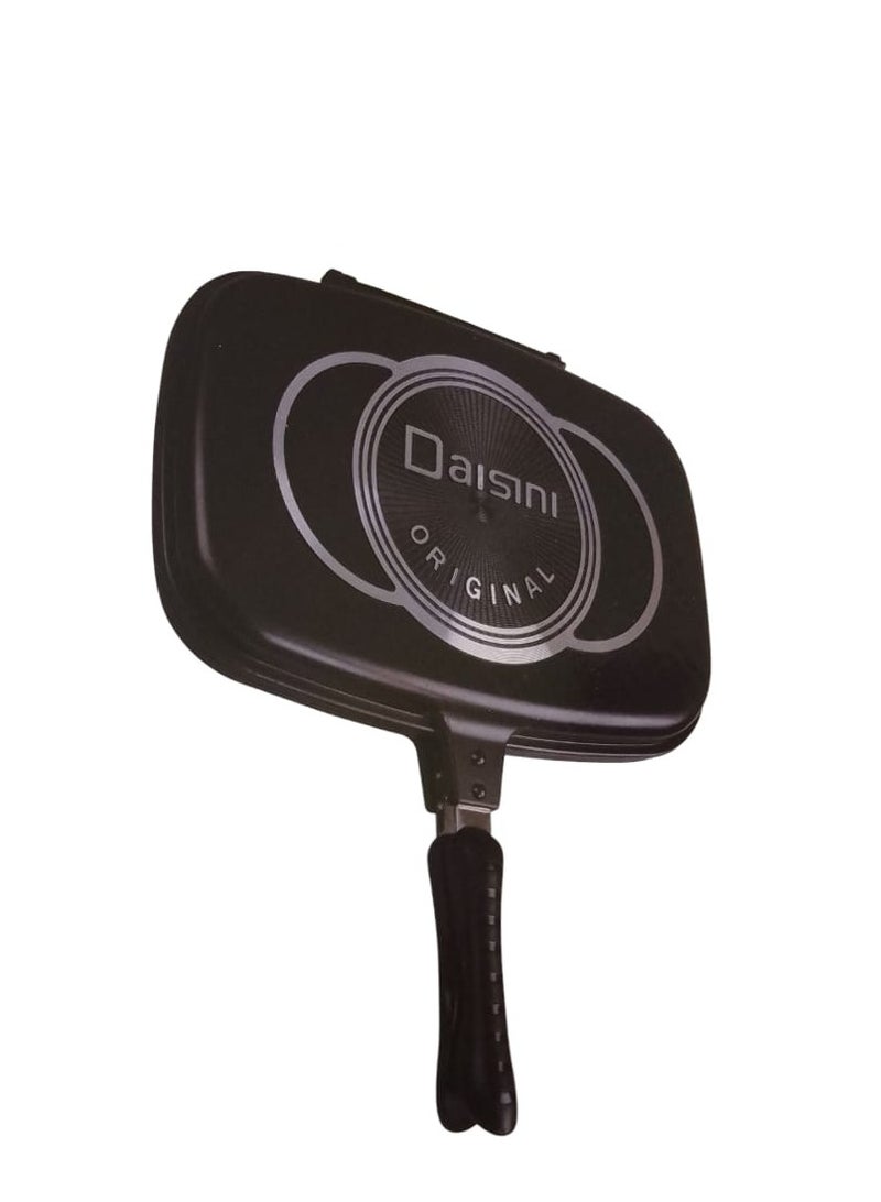 Daisini Pressure Pan And Grill Double-Sided Non-Stick Black 32 Cm  - Image 1