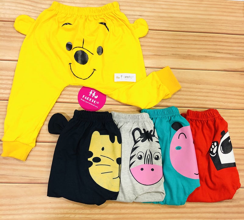 Fareto Baby Boy's & Baby Girl's Super Soft Pajamas | Pants (Pack of 5) - Image 2
