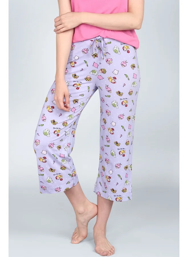 NeceSera Hearty Pink Capri Set