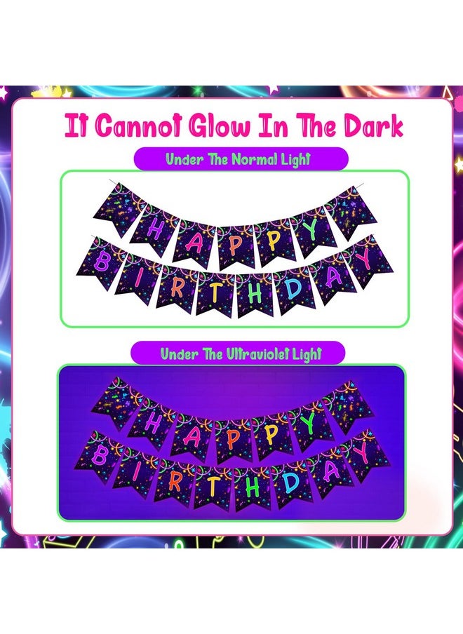 Glow In The Dark Party Banner Neon Glow Happy Birthday Banner Let'S Glow Birthday Party Decoration Black Night Glowing Party Supplies Neon Themed Birthday Decorations - pzsku/ZAB74161B5D4FE3108F62Z/45/_/1720088683/f7534e0f-efbf-44ac-831a-c756e19a5369