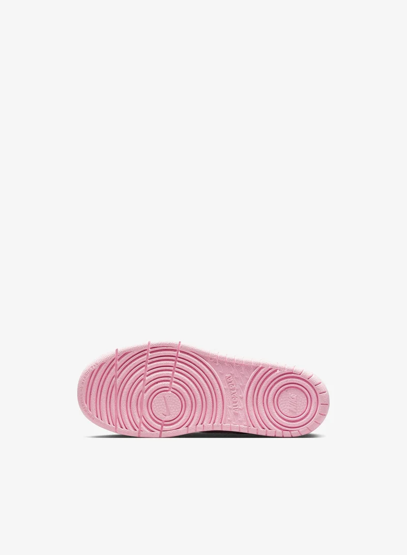 Nike WHITE/PINK FOAM Kids Court Borough Low Recraft for Women | Best Price UAE