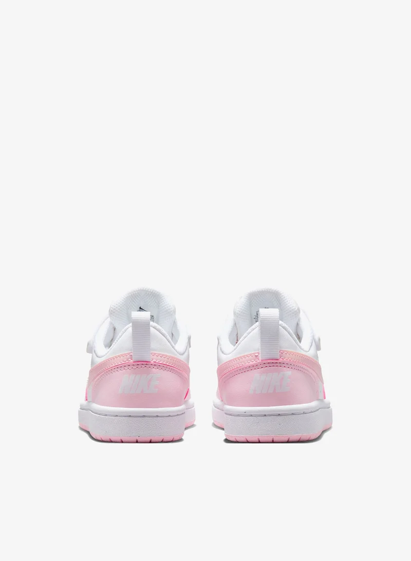 Nike WHITE/PINK FOAM Kids Court Borough Low Recraft for Women | Best Price UAE