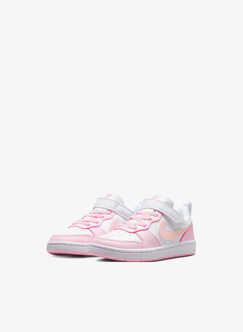 Nike WHITE/PINK FOAM Kids Court Borough Low Recraft for Women | Best Price UAE