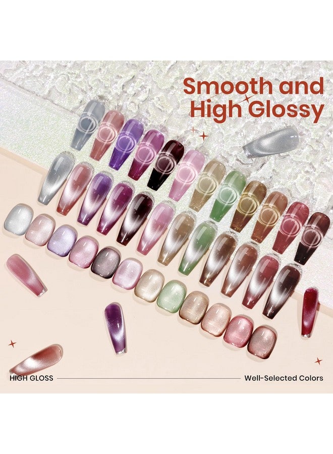 سوبوي طلاء أظافر جل مغناطيسي من SUPWEE - 12 لونًا من طلاء أظافر جل على شكل عين القطة مع عصا مغناطيسية طلاء أظافر جل على شكل عين القطة قابل للغسل بمصباح LED للأشعة فوق البنفسجية وصالون تجميل الأظافر وهدية عيد الحب للنساء - Image 5