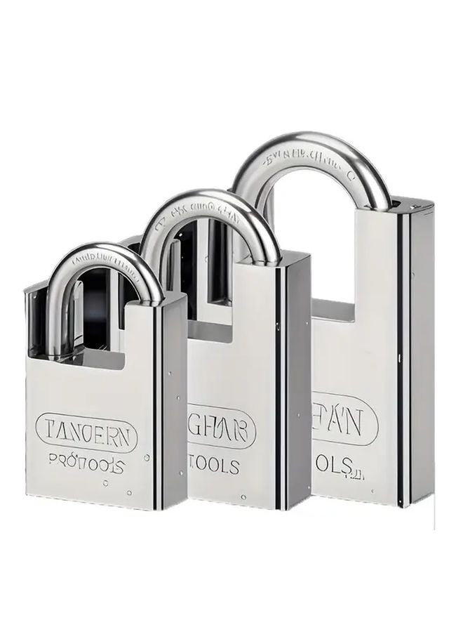 40mm Anti Theft Padlock with 4 Keys Anti Pry Rustproof Waterproof for Outdoor Dormitory Warehouse Home Gate - Image 2