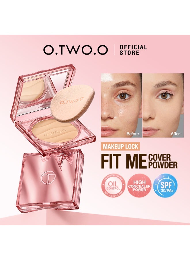OTWOO FitMe SPF30 Weightless Oil Control Powder – Long-Lasting Matte Finish Compact (#04, WARM SAND) - Image 3