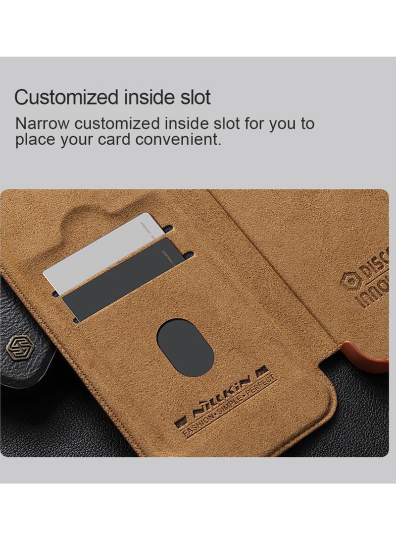 Nillkin Galaxy S24 S24 Plus S24 Ultra Case Leather Wallet Magnetic Leather Flip Fold Case Cover Builtin Kickstand Upgraded Camera Protection  - Image 3