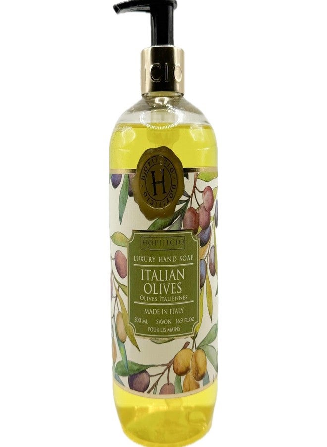 Hopificio Italian Olives Italian Luxury Hand Soap 16.9 Fl Oz - Image 1