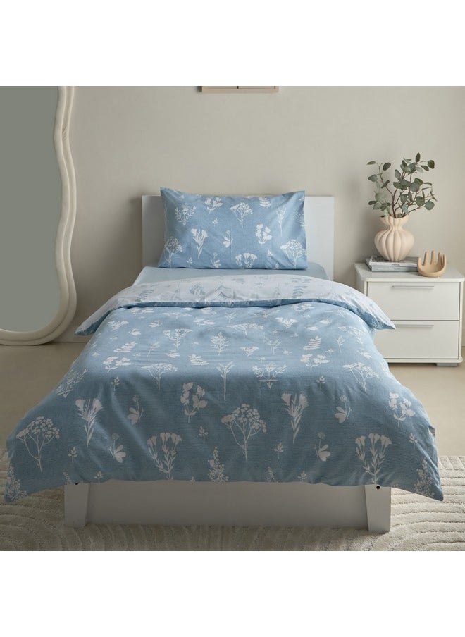 Home Box Albania Jimo 2-Piece Polycotton Printed Single Duvet Cover Set 200 x 135 cm  - Image 1