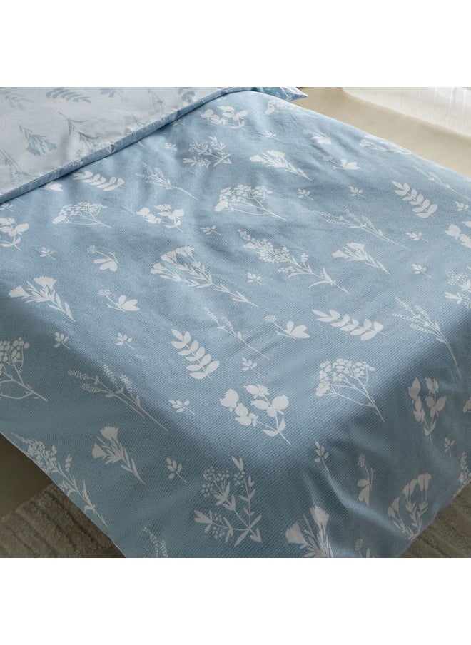 Home Box Albania Jimo 2-Piece Polycotton Printed Single Duvet Cover Set 200 x 135 cm  - Image 5