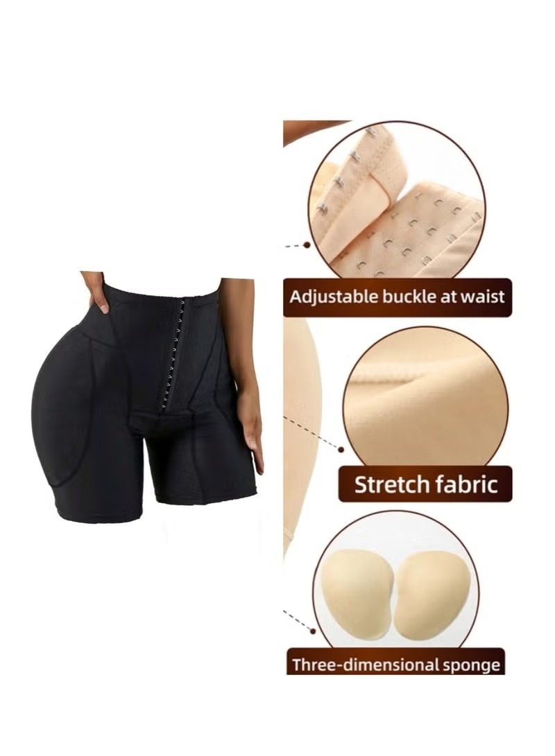 JOGAMS Corset with Side Sponge Pads and Front Control for Abdominal Compression Black - Image 5