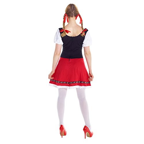 Morph Dirndl Dress for Women, Oktoberfest Costume, Traditional German Outfit, Lederhosen for Women, Festive Attire, X-Large - Image 4
