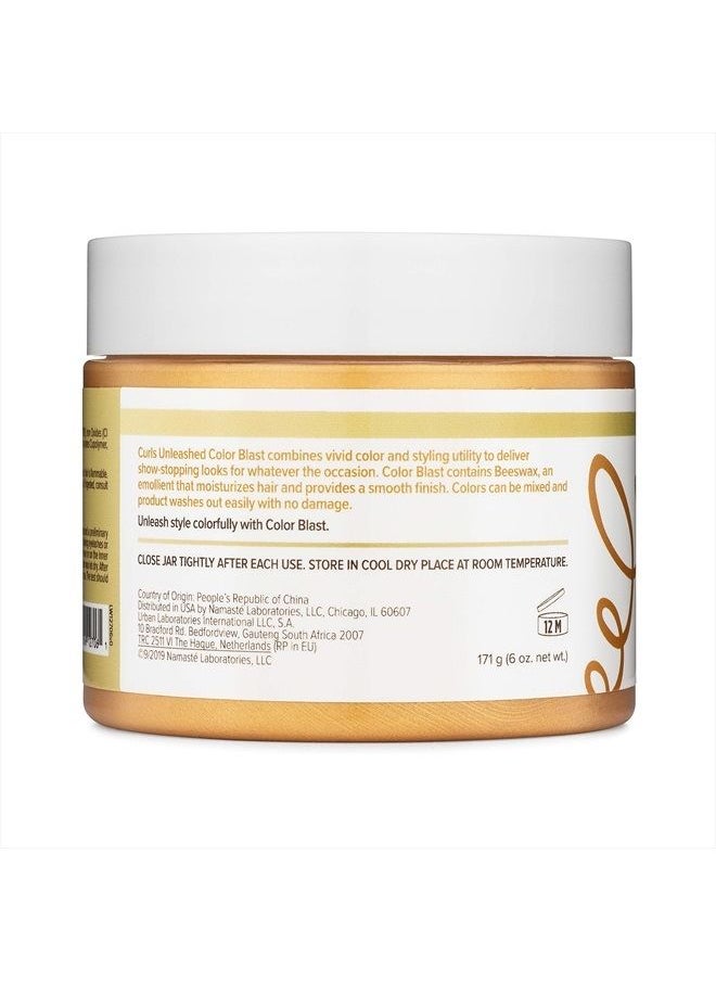 Curls Unleashed Color Blast Temporary Hair Makeup Wax with Moisturizing Beeswax, Bombshell, (6.0 oz)  - Image 4